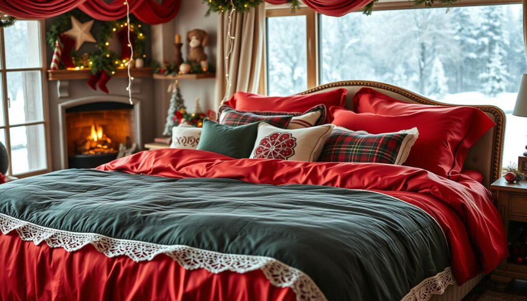 Christmas Bedding and Textiles